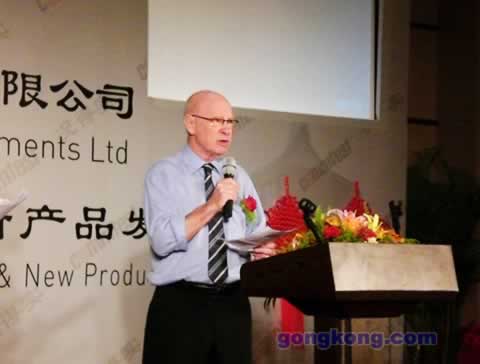 新西兰况得实(Commtest)仪器有限公司董事长查瀚森先生(Mr.